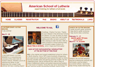 Desktop Screenshot of americanschooloflutherie.com